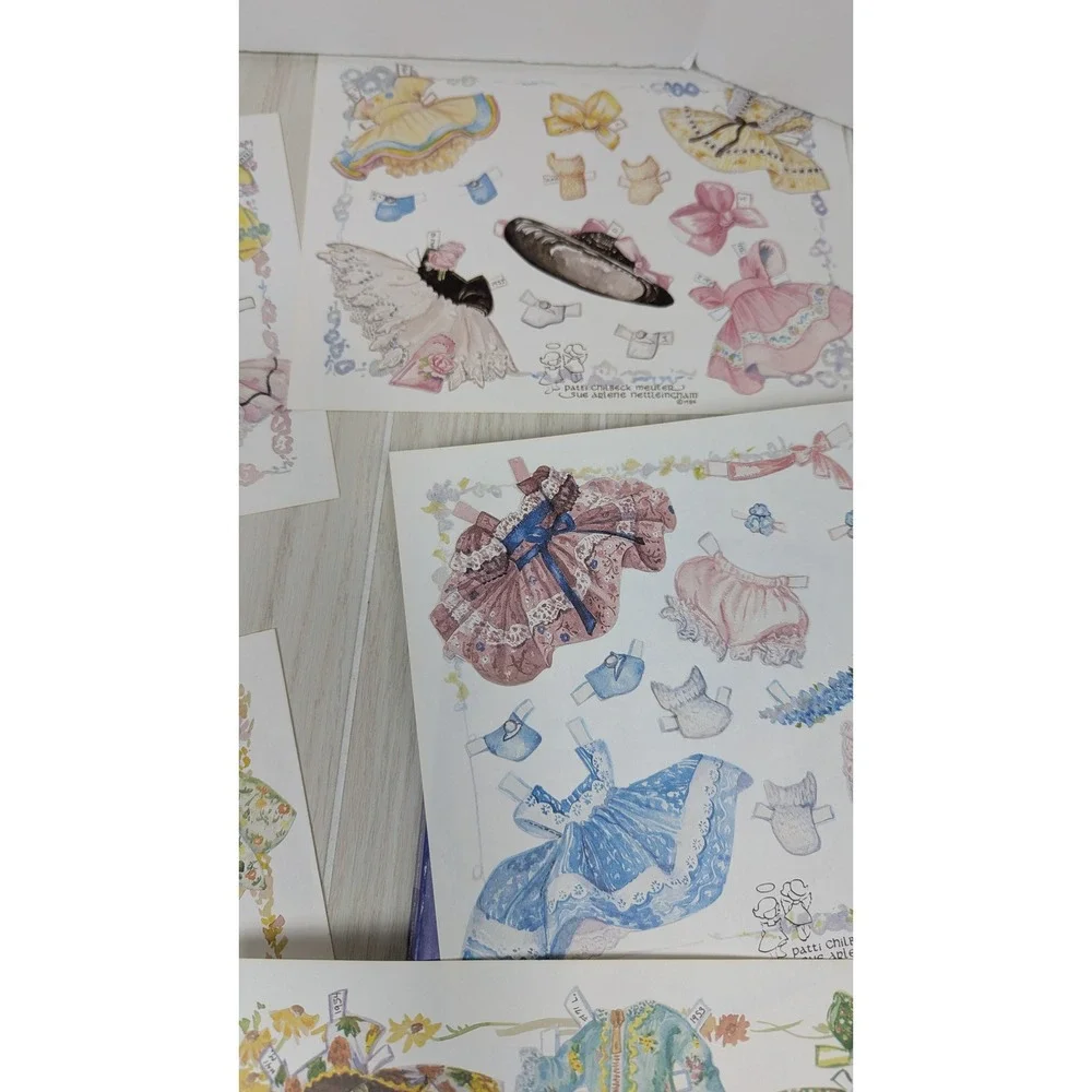 Ginny Patti Chilbeck Meulen Paper Dolls Clothes Vintage 1984 Uncut
